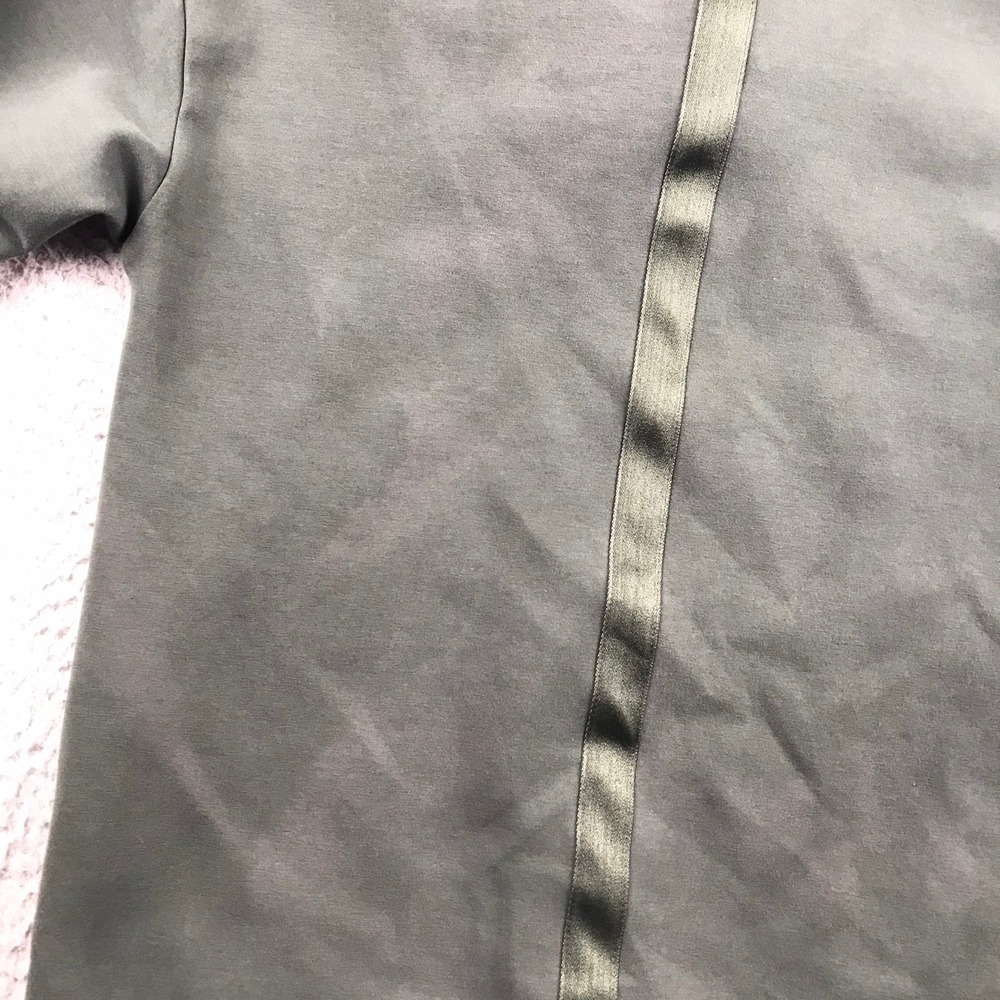 YoungLA Tux Track Jacket Mens M Sage Green Full Zip Mock Neck Activewear #541 - Picture 2 of 13